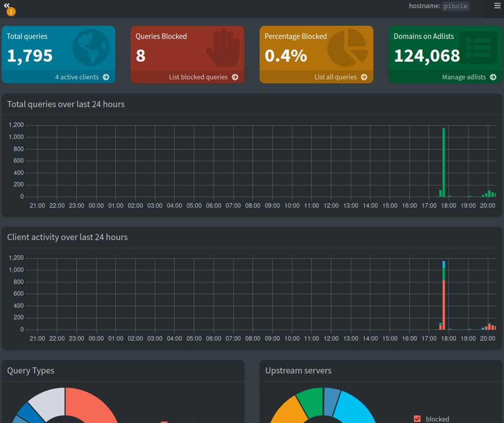 PiHole - blokovani socialnich siti